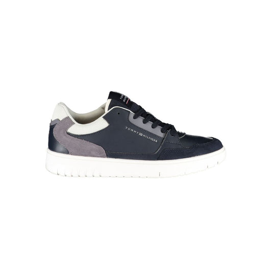 Tommy Hilfiger Blue Polyurethane Men Sneaker