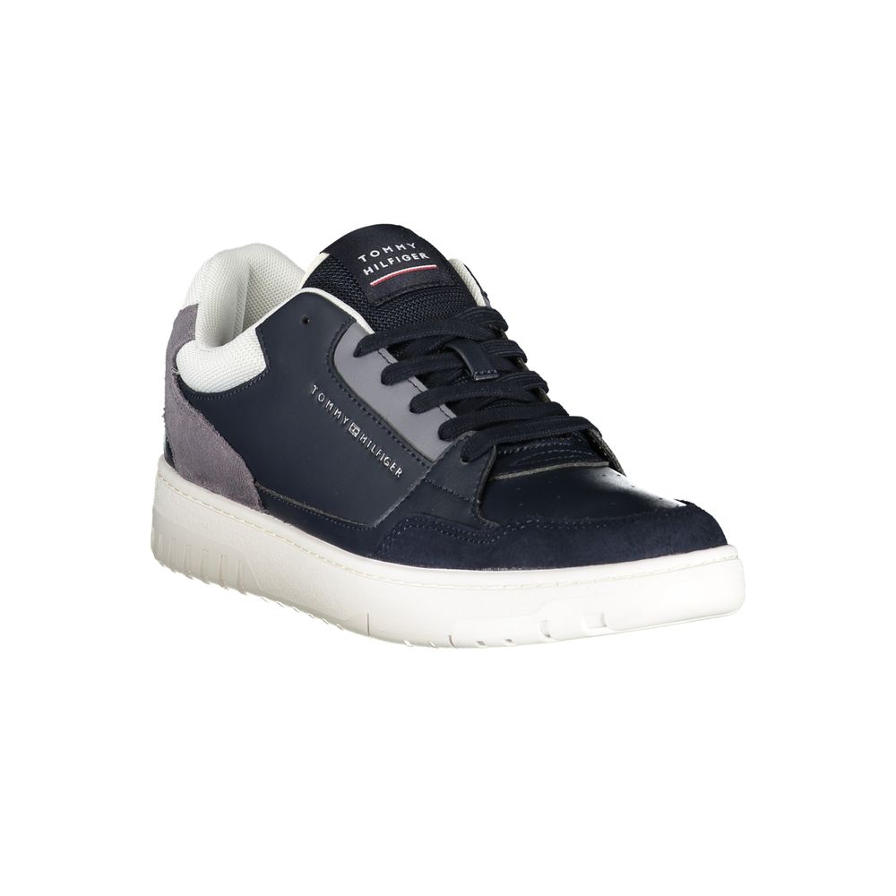 Tommy Hilfiger Blue Polyurethane Men Sneaker