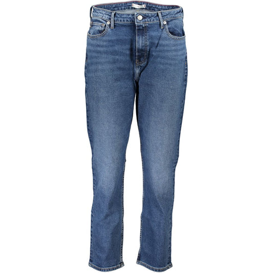 Tommy Hilfiger Blue Cotton Women Jeans