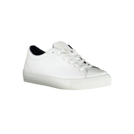 Tommy Hilfiger Bianco Synthetic Women Sneaker