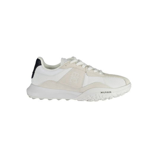 Tommy Hilfiger White Polyester Men Sneaker