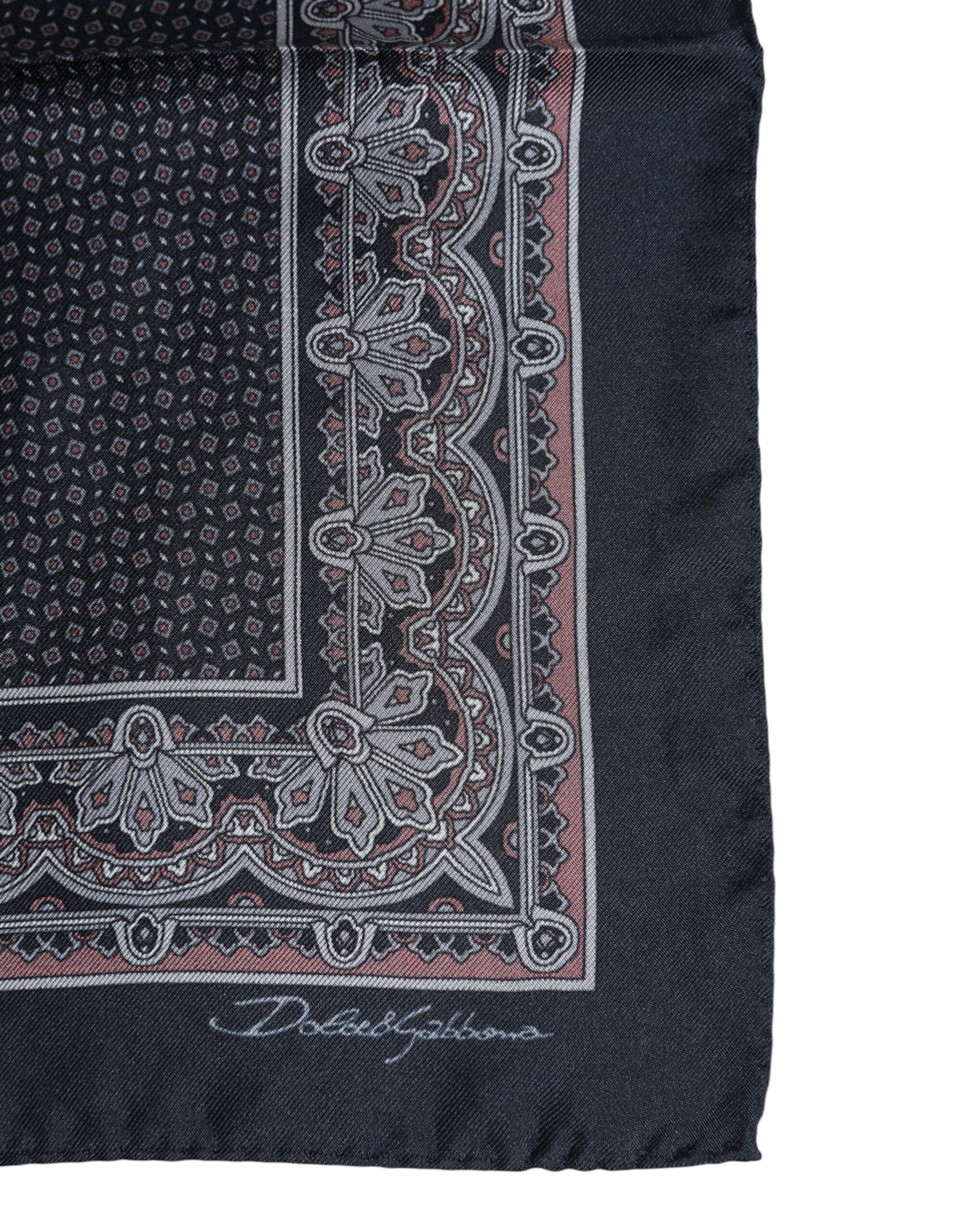 Dolce & Gabbana Multicolor Fantasy Silk Square Foulard Scarf