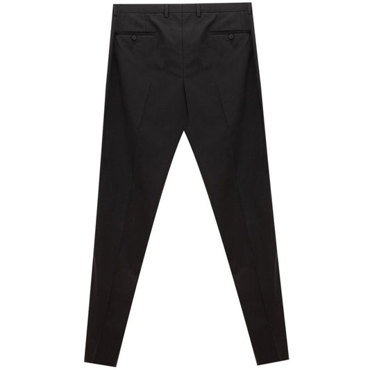 Dolce & Gabbana Black Wool Dress Pants