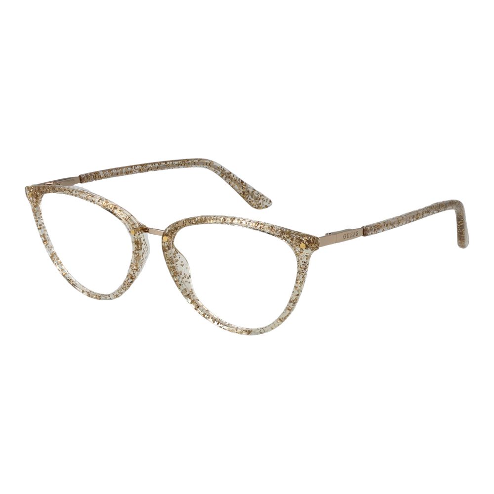 Guess Gold Plastic Glasses (Frames) - Qutton