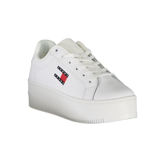 Tommy Hilfiger Bianco Leather Women Sneaker