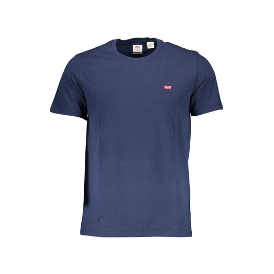 Levi's Blu Cotton Men T-Shirt