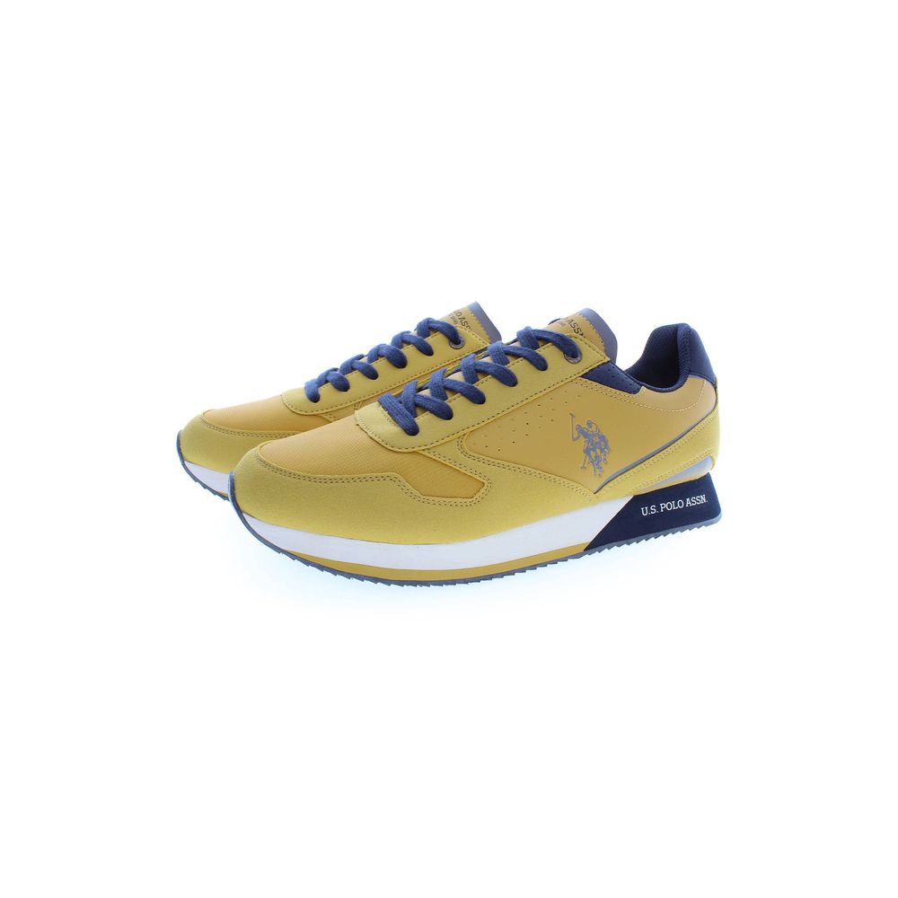 U.S. POLO ASSN. Yellow Polyester Men Sneaker