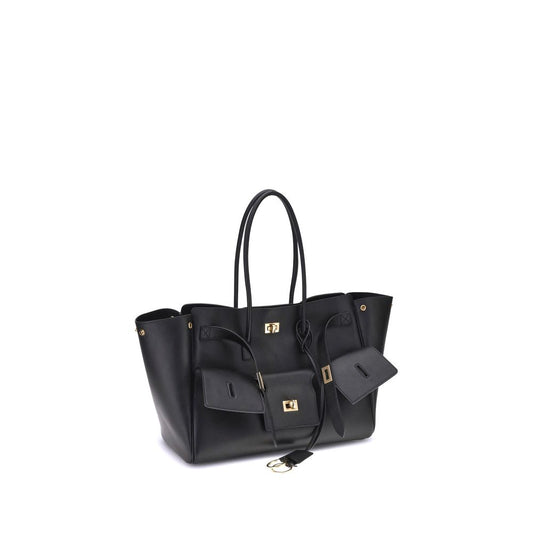 Balenciaga Black Calf Leather Bos Taurus Shoulder Bag
