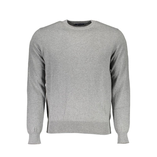 North Sails Grigio Cotton Men Sweater - Qutton