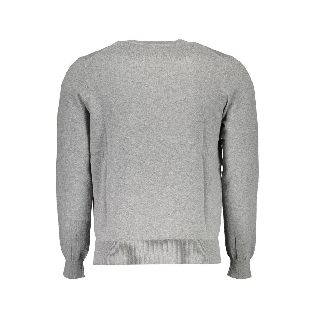 North Sails Grigio Cotton Men Sweater - Qutton