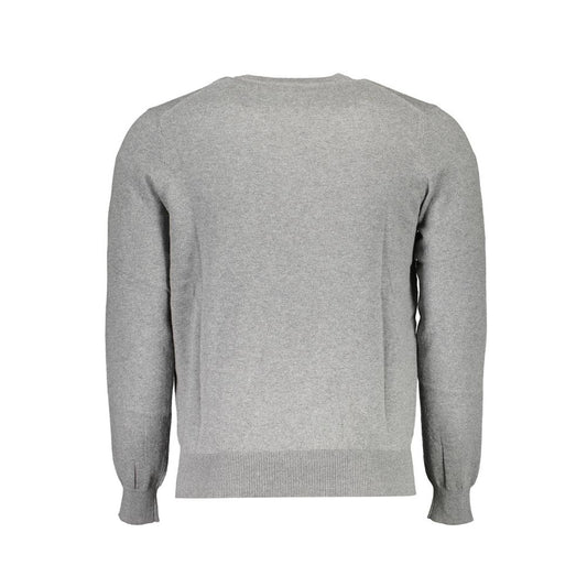 North Sails Grigio Cotton Men Sweater - Qutton
