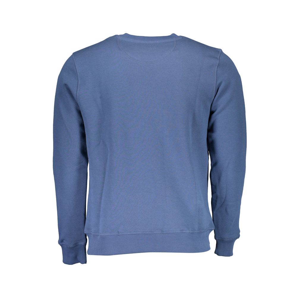 North Sails Blue Cotton Men Sweater - Qutton