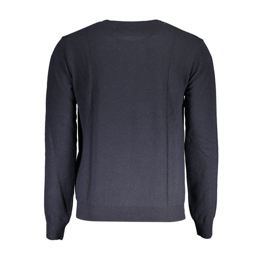 La Martina Blue Wool Sweatshirt
