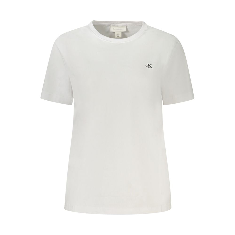 Calvin Klein Bianco Cotton Women T-Shirt