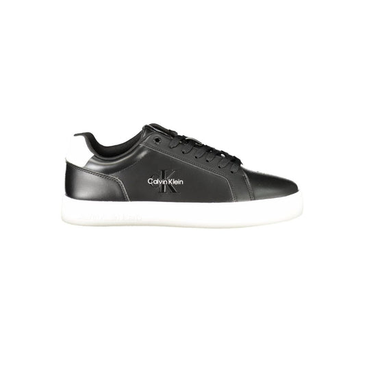 Calvin Klein Black Polyurethane Men Sneaker
