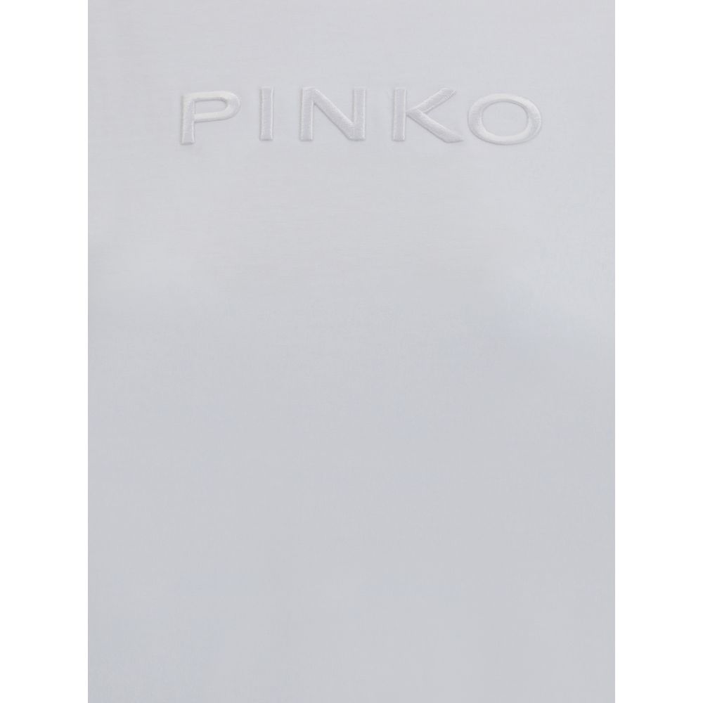 PINKO White Cotton T-Shirt - Qutton