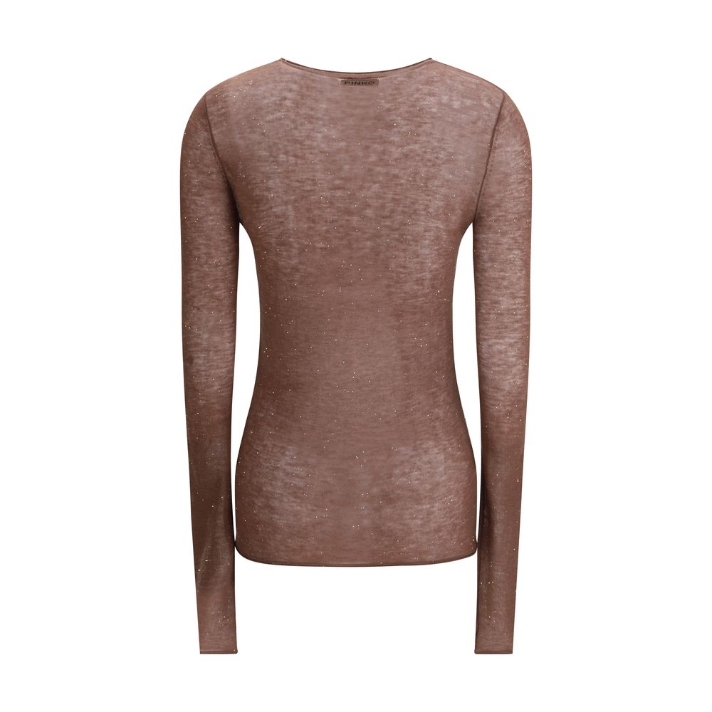 PINKO Brown Wool Sweatshirt - Qutton