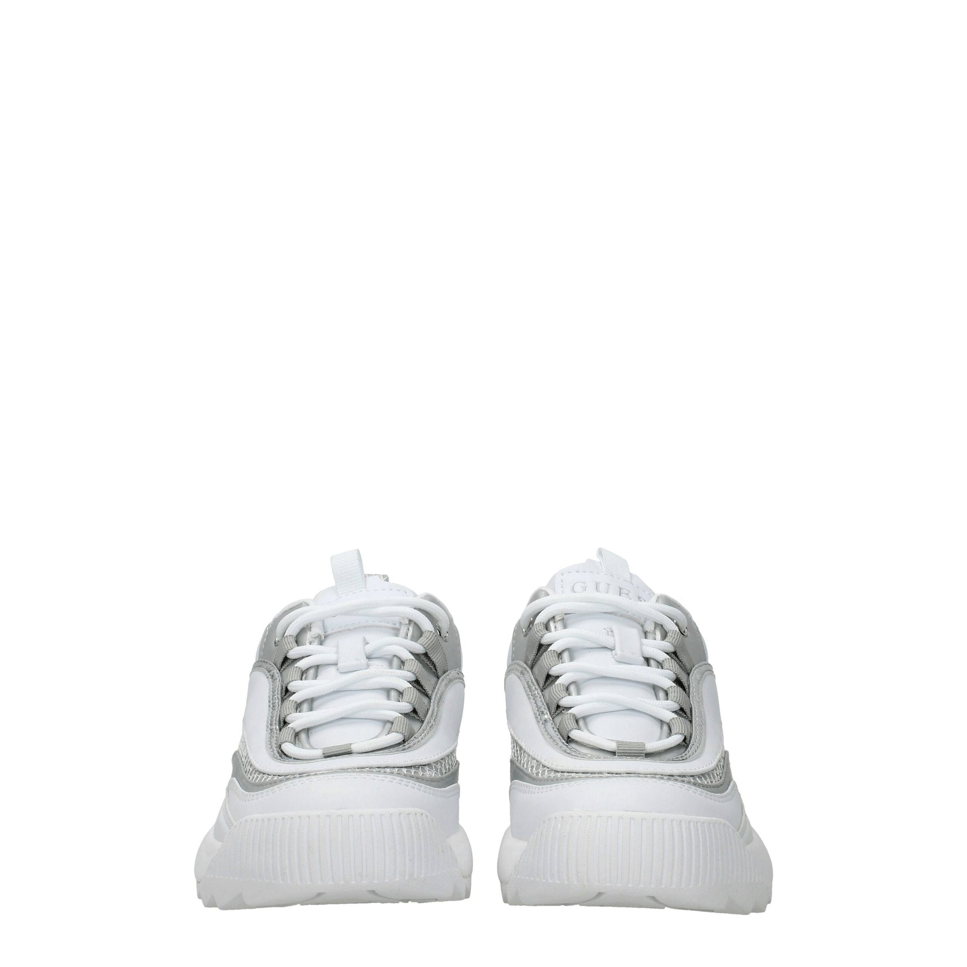 Guess White Polyethylene Chunky Sneakers