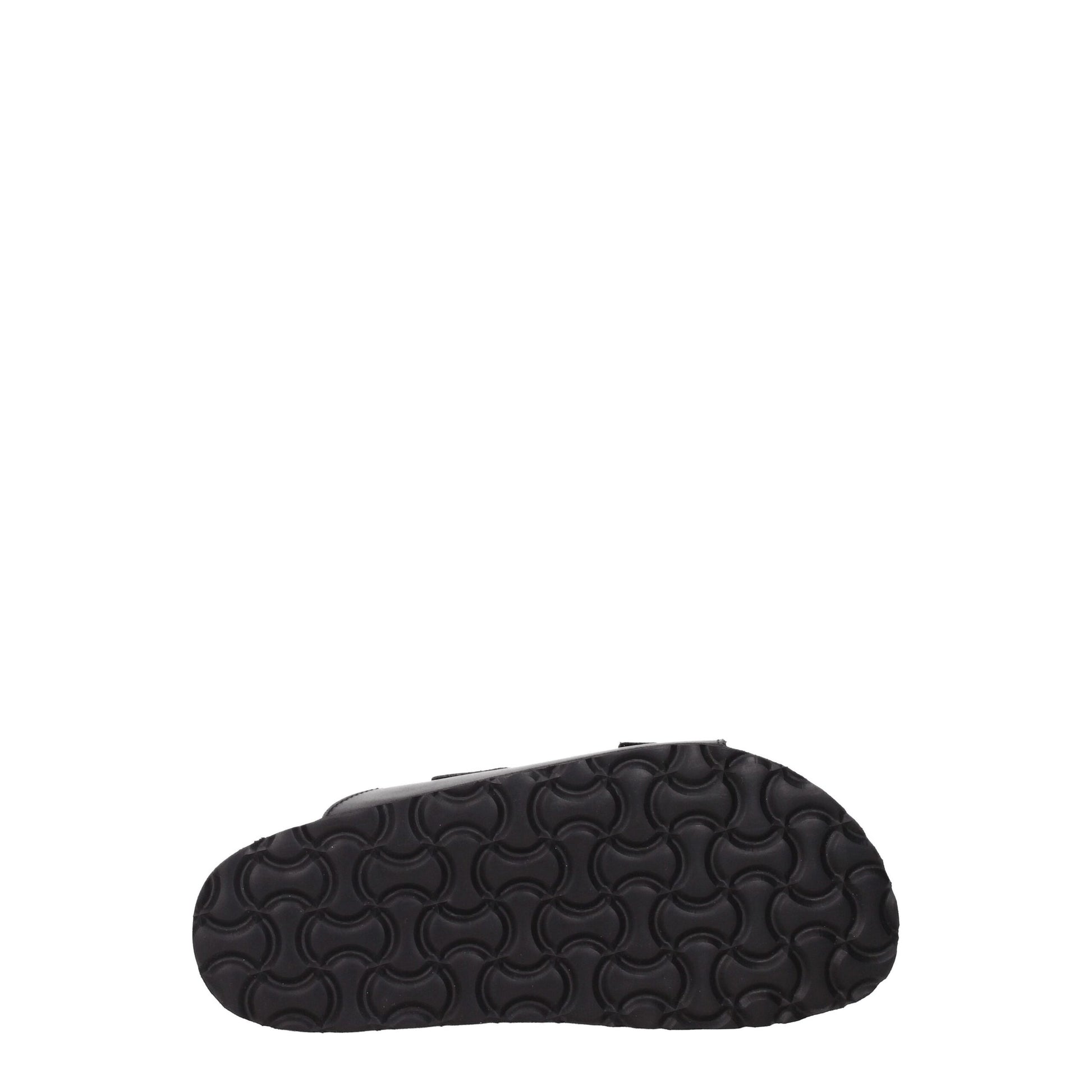 Palm Angels Black Leather Slippers