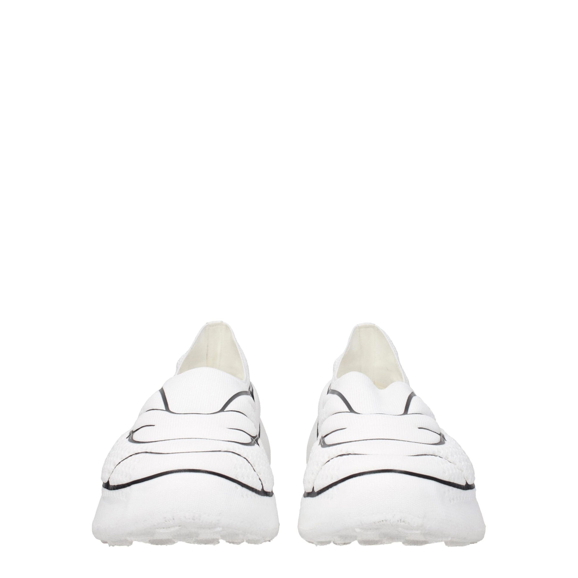 Givenchy White Fabric Low Top Sneakers