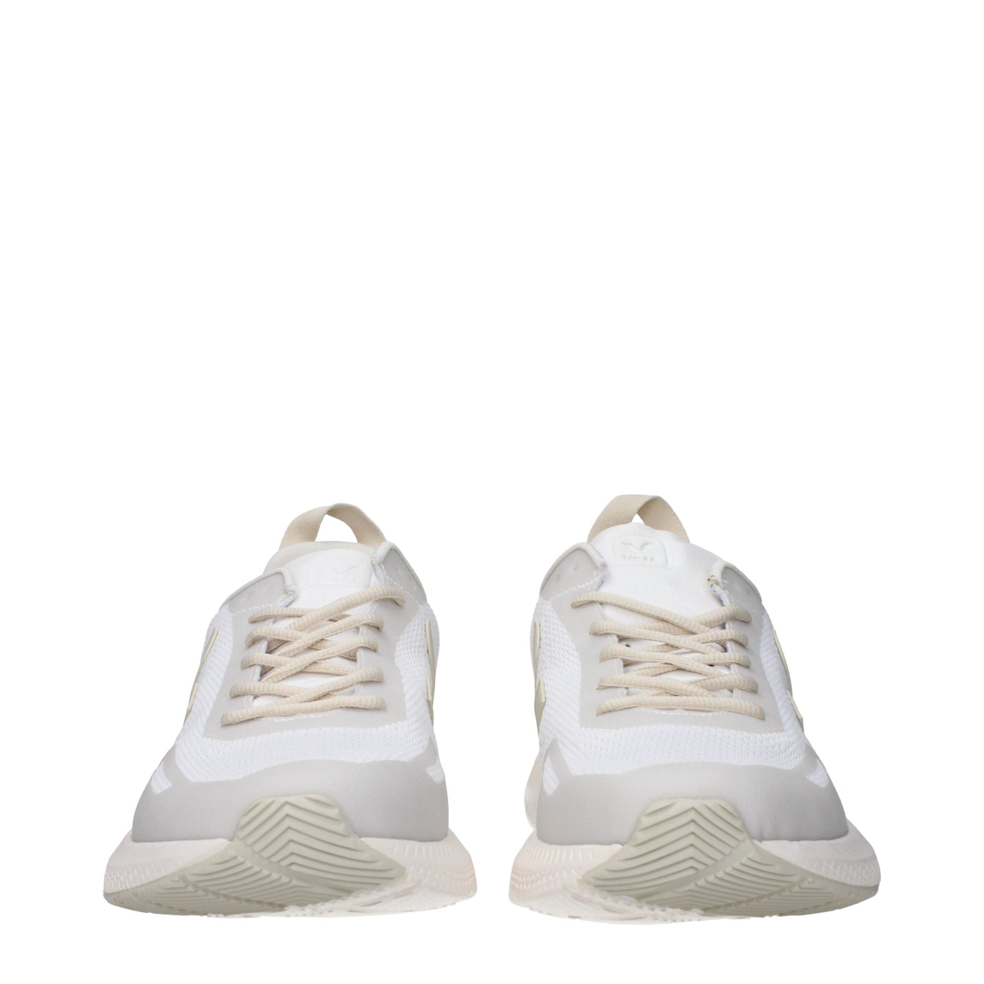 Veja White Fabric Athletic Sneakers