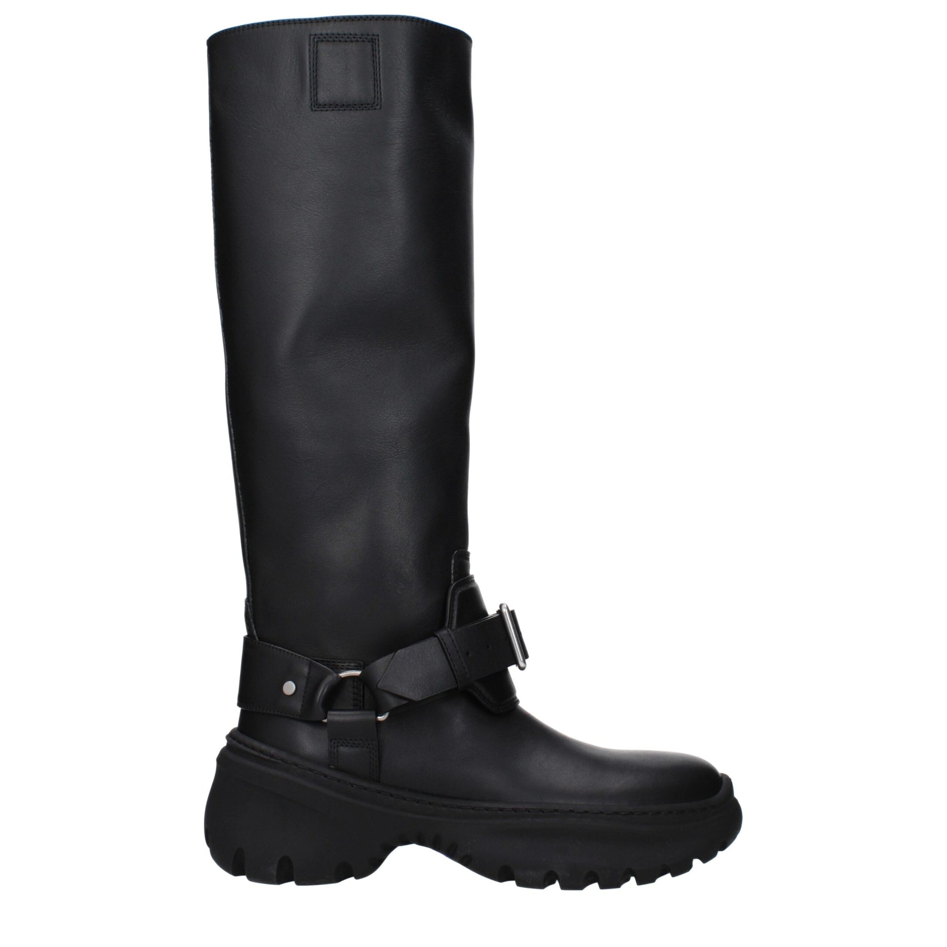 Burberry Black Leather Boots