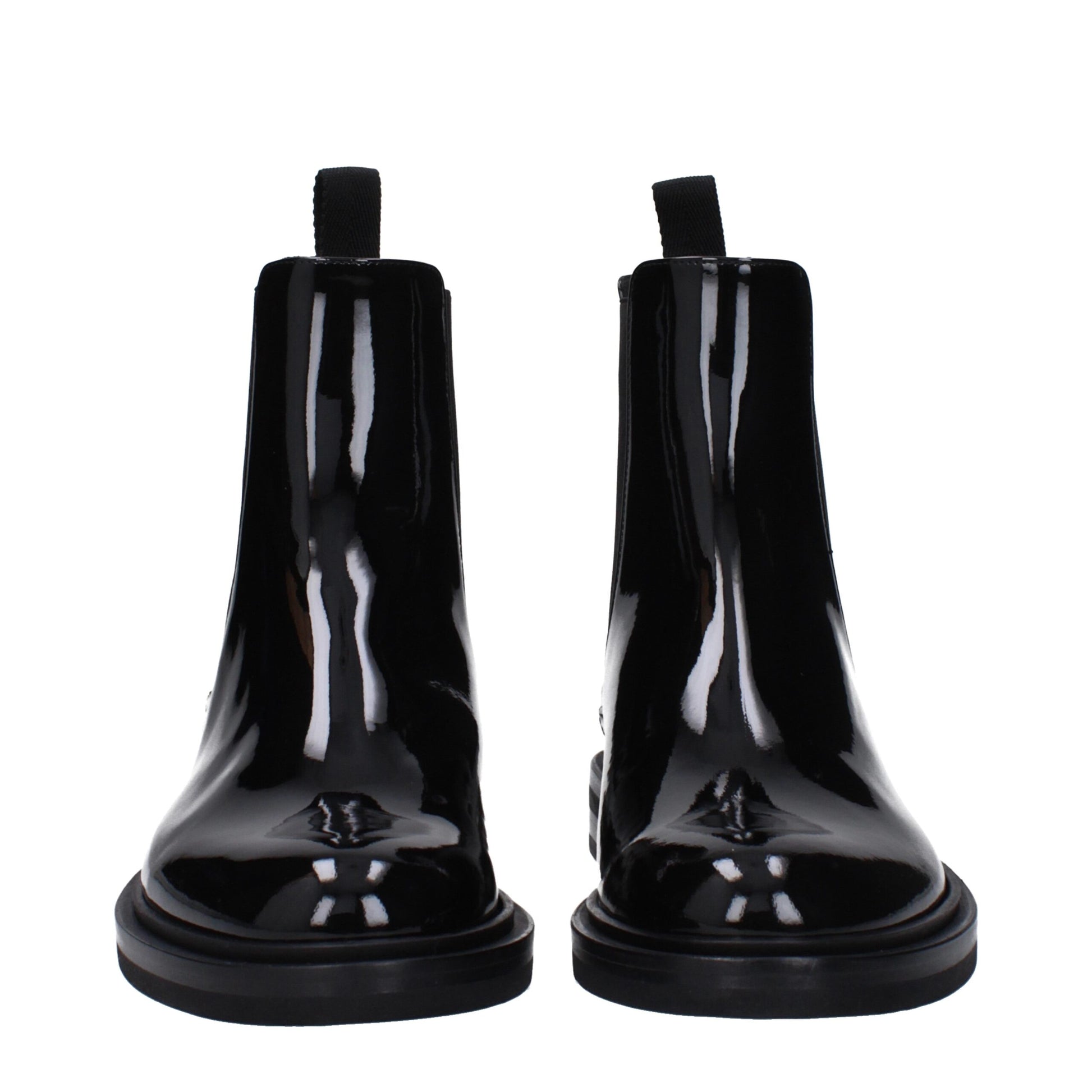 Dolce & Gabbana Black Leather Ankle Boots