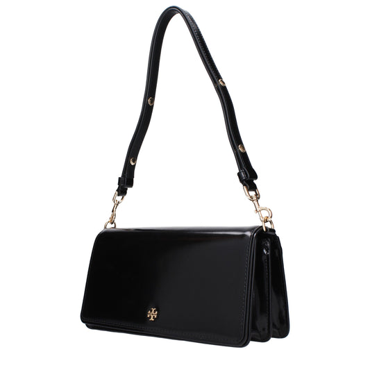 Tory Burch Black Leather Shoulder Bag