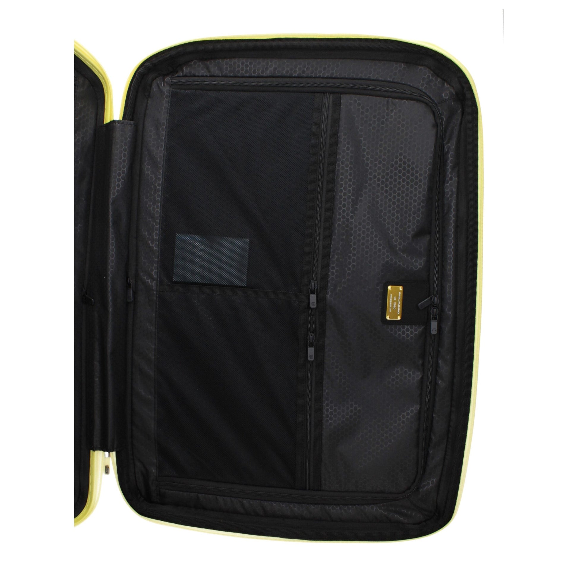 Piquadro Yellow Polycarbonate Luggage And Travel