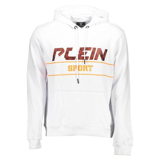 Plein Sport White Cotton Mens Sweatshirt