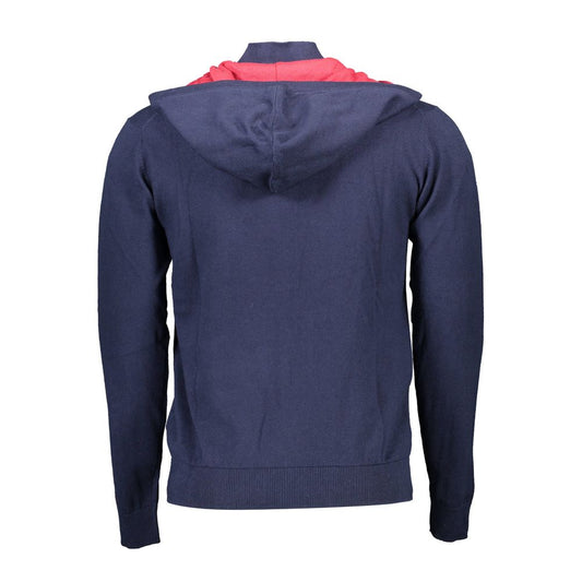 U.S. POLO ASSN. Blue Cotton Men Cardigan