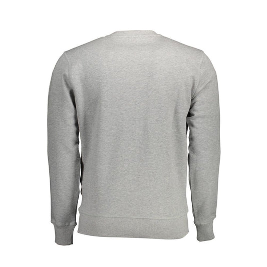 North Sails Grigio Cotton Men Sweatshirt