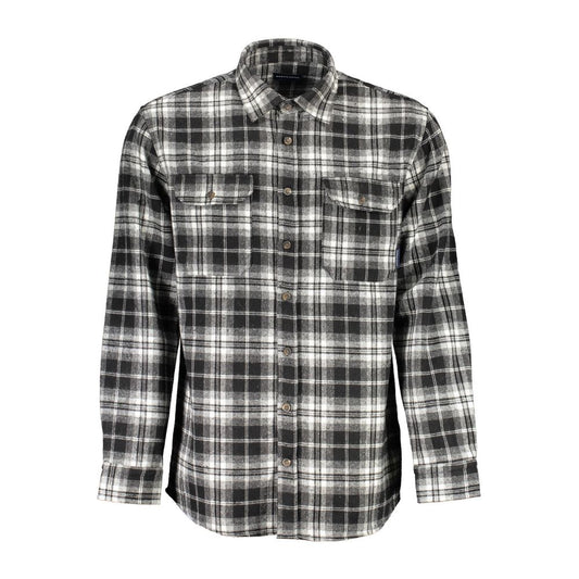 North Sails Black Cotton Pattern Shirt