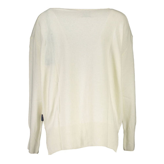 North Sails White Wool Sweater