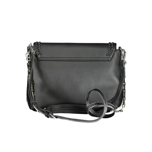 BYBLOS Black Polyurethane Women's Shoulder Bag