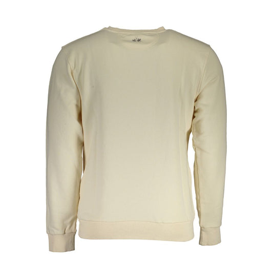 La Martina Bianco Cotton Mens Sweatshirt
