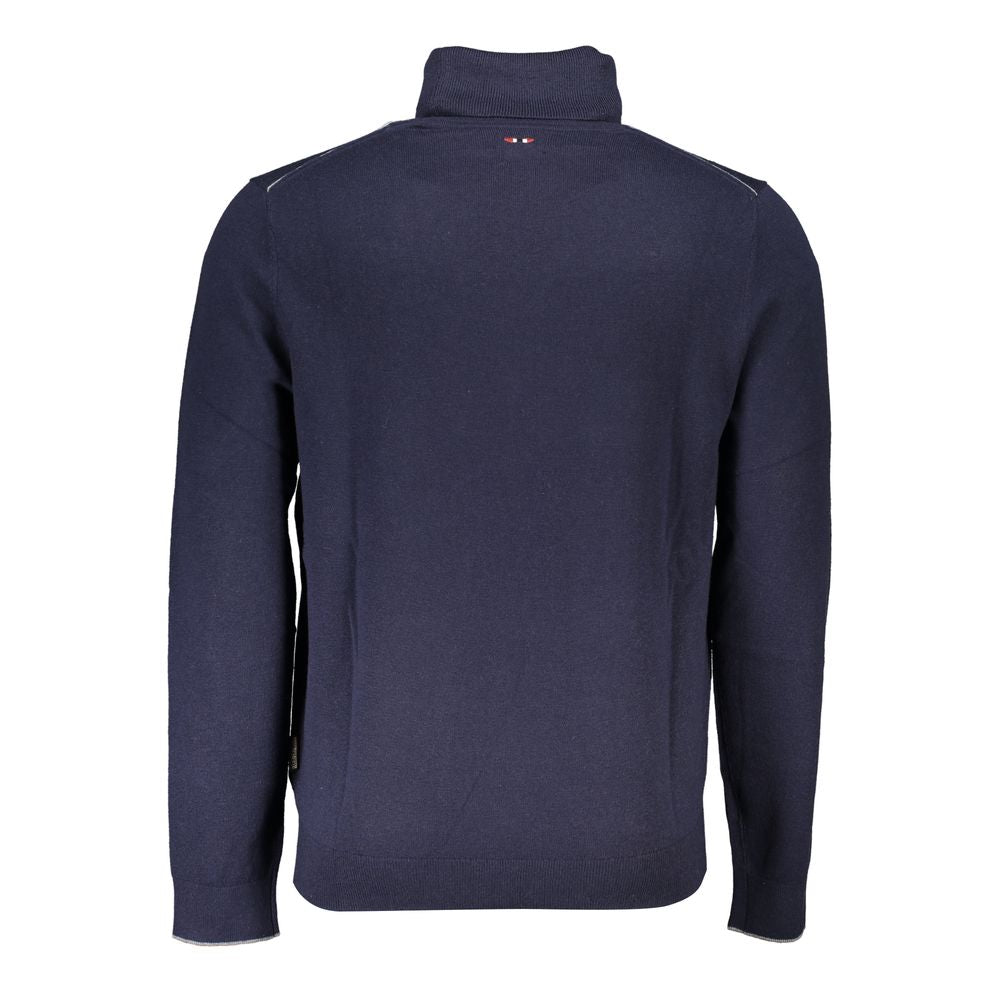 Napapijri Blue Tessuto Men Sweater
