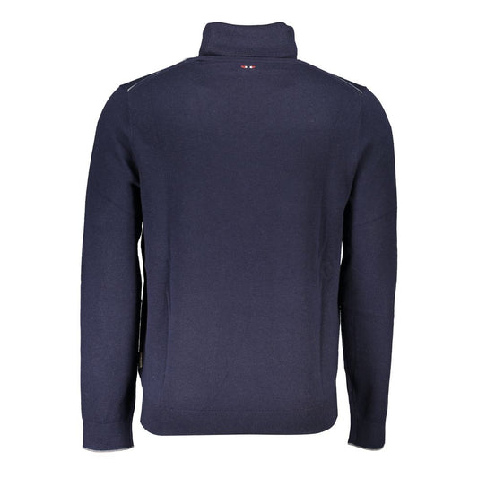 Napapijri Blue Tessuto Men Sweater