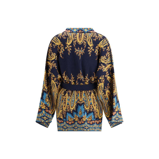 Etro Multicolor Cotton Cardigan