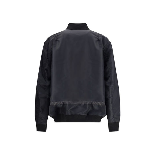 Sacai Black Nylon Bomber