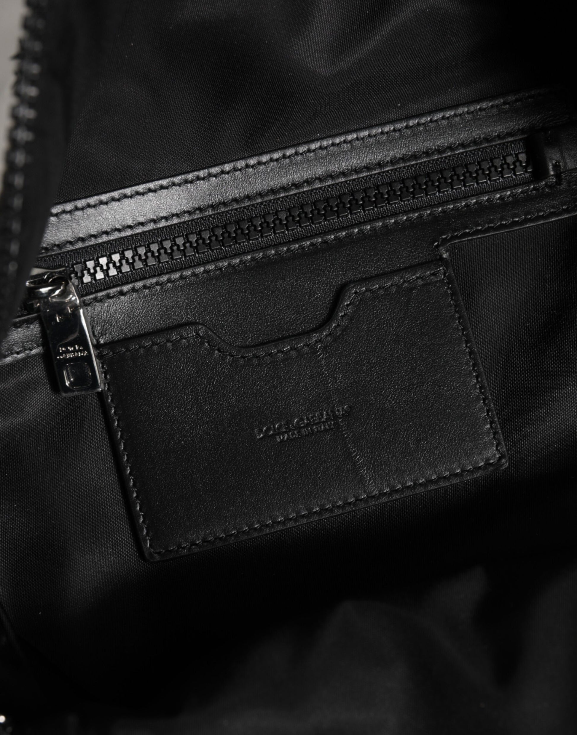 Dolce & Gabbana White DG Stars Print Nylon Travel Backpack Bag