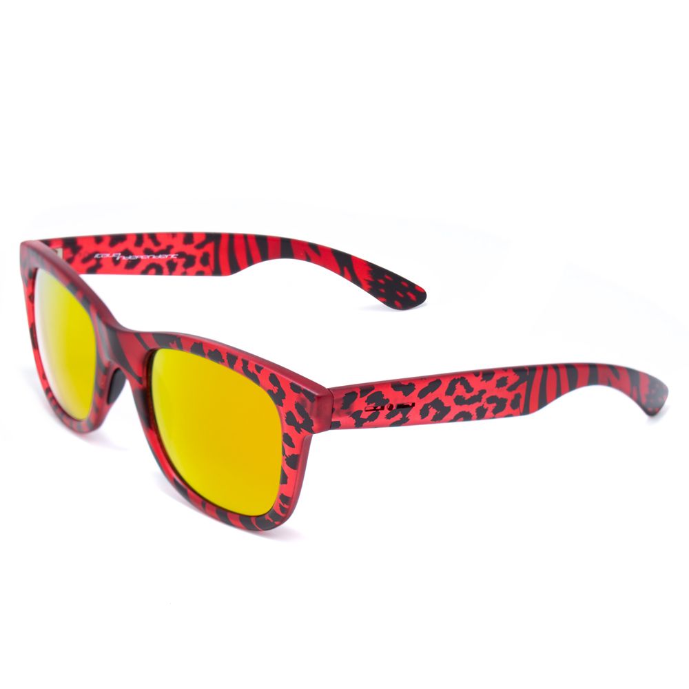 Italia Independent Red Acetate Sunglasses