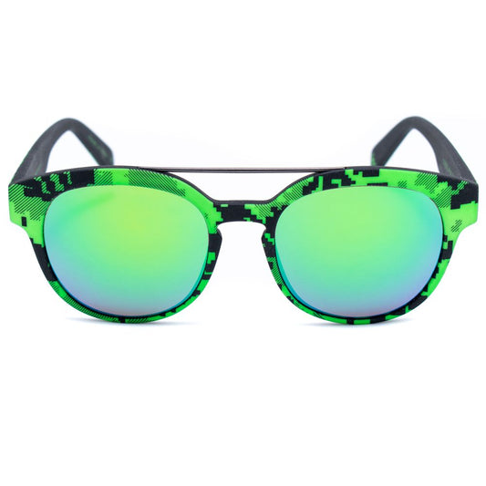 Italia Independent Green Acetate Sunglasses