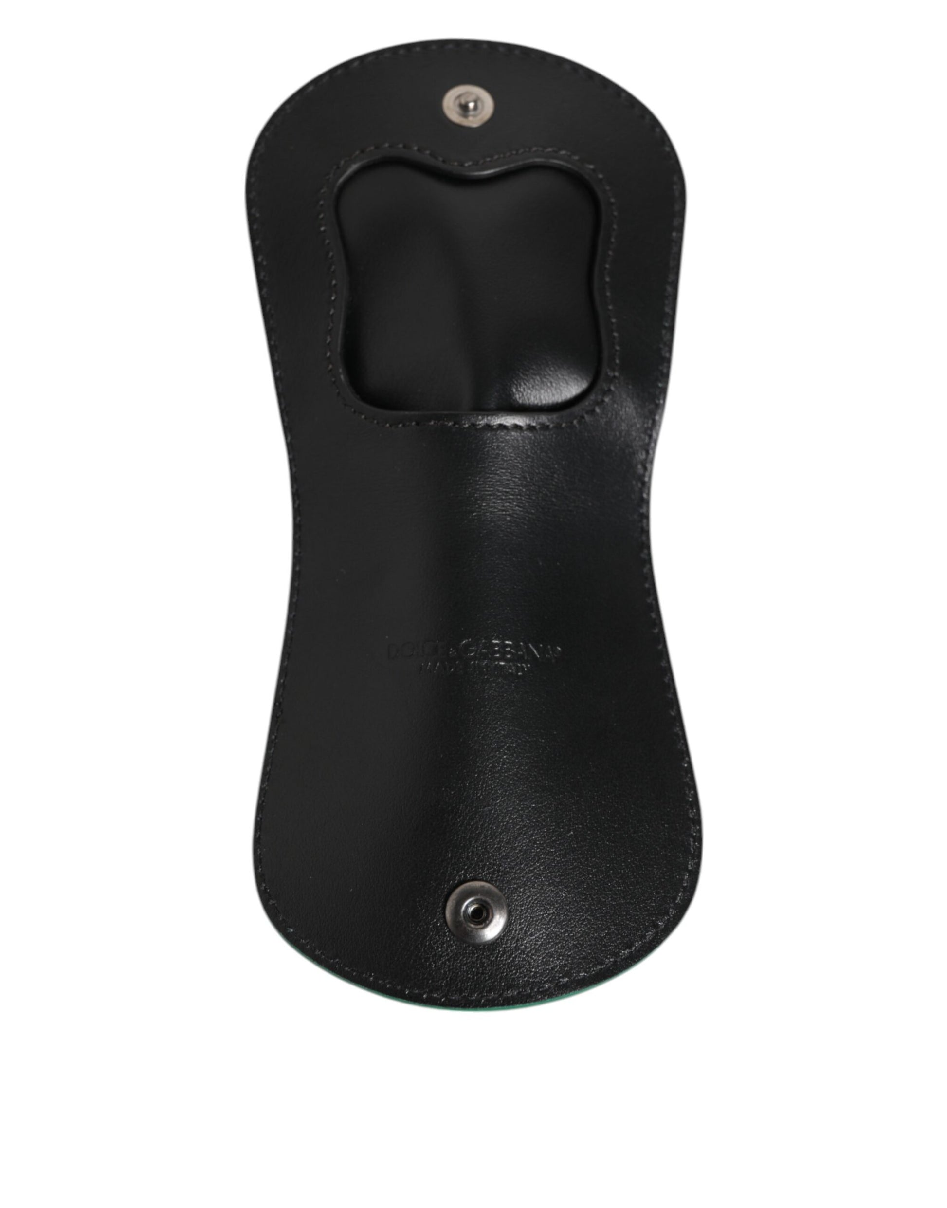 Dolce & Gabbana Green Exotic Skin Coin Condom Case Holder Pocket Wallet