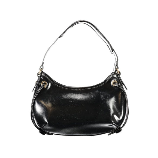 Twinset Black Polyurethane Women Hobo Bag