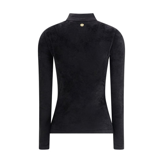 Versace Black Viscose Shirt