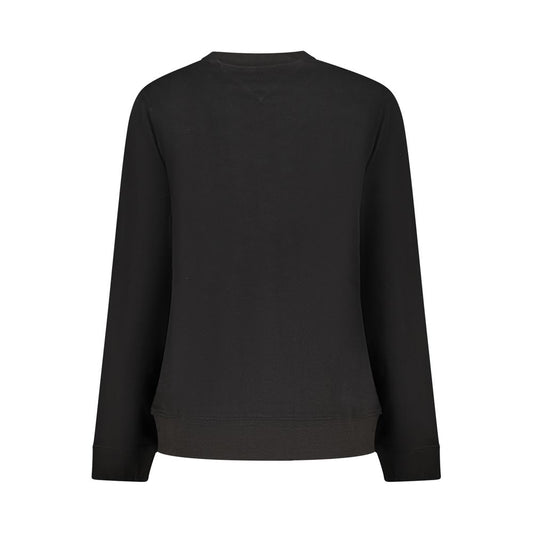 Tommy Hilfiger Black Cotton Women Sweatshirt