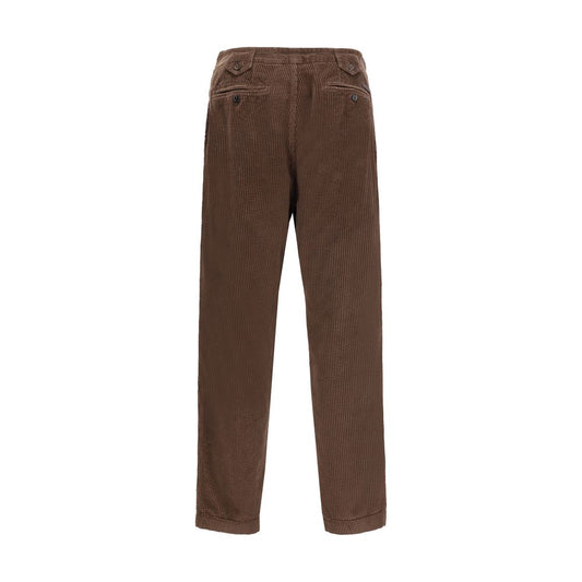 Dolce & Gabbana Brown Cotton Casual Pants