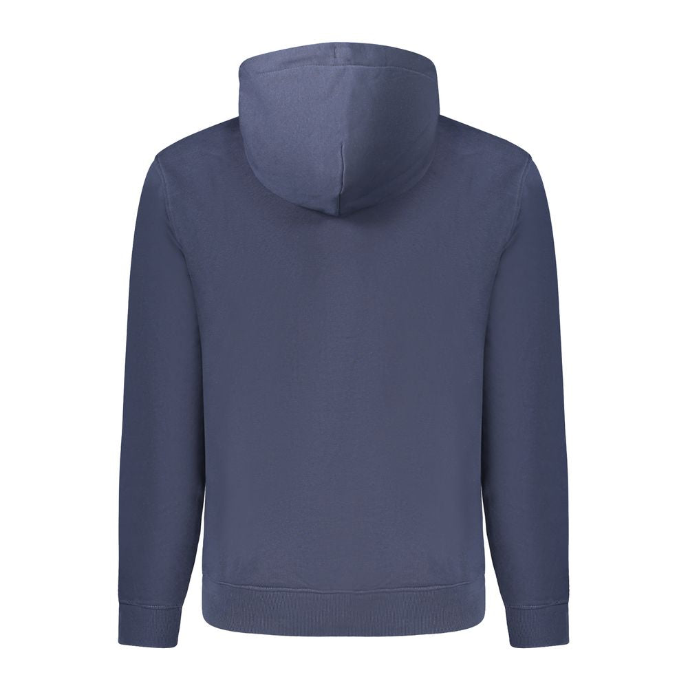 Tommy Hilfiger Blue Cotton Men's Hoodie Sweatshirt