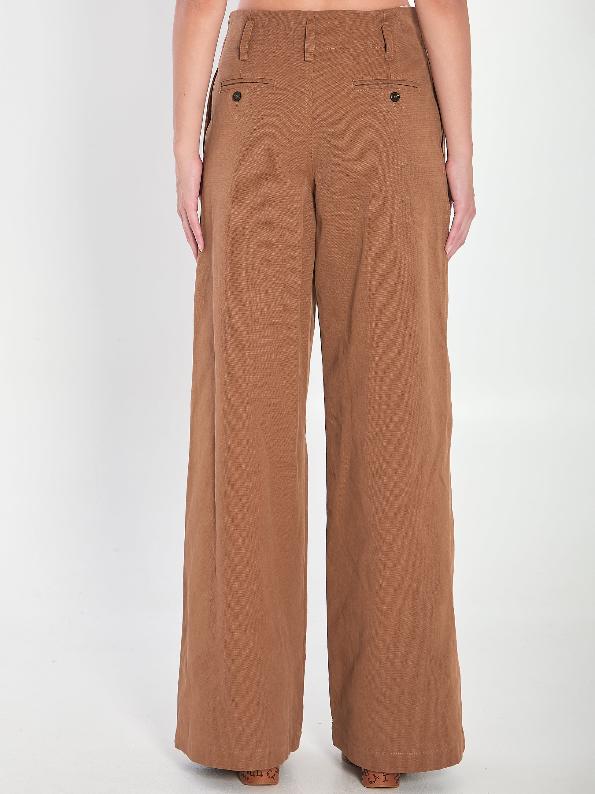 Wide-leg Trousers